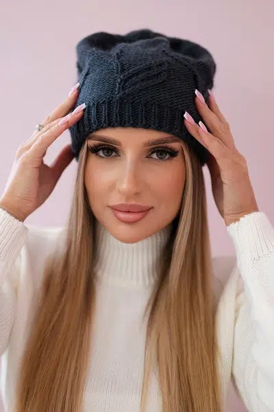 Kesi Dámska čiapka Majka K376 grafit