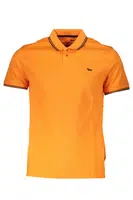 HARMONT &amp; BLAINE MEN'S ORANGE SHORT SLEEVED POLO SHIRT