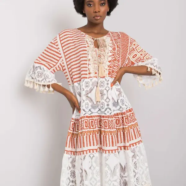 Dress-DHJ-SK-13567.41P-dark orange