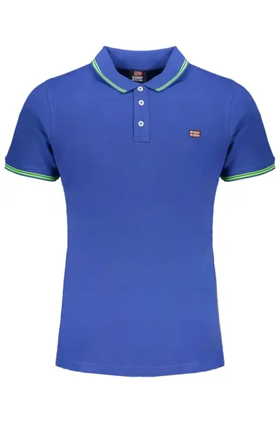 Modré pánske polo tričko