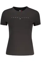 TOMMY HILFIGER SHORT SLEEVE T-SHIRT WOMEN BLACK