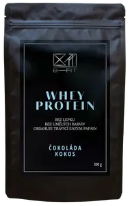 B-FIT CLUB Whey Protein Čokoláda-kokos 300 g