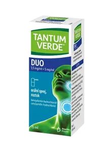 TANTUM VERDE DUO 1,5 mg/ml + 5 mg/ml orální sprej, roztok 15 ml