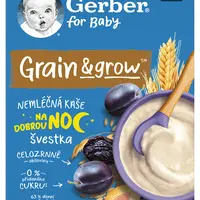 GERBER Nemléčná kaše pšenično-ovesná švestka 200 g