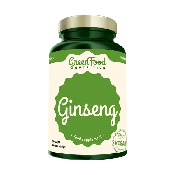 GREENFOOD NUTRITION Ženšen 90 kapslí