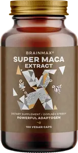BRAINMAX Super Maca extrakt 100 kapslí