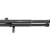 Garnýž dvouřadá Lory 120-230 cm, černý nikl