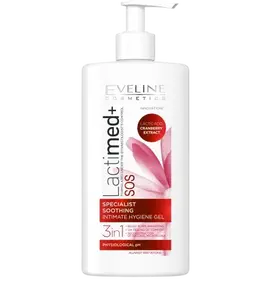 EVELINE LactiMED+ SOS Zklidňující intimní gel 3v1 250 ml