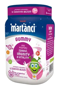 MARŤÁNCI Walmark Gummy černý bez 20 mg želatinové tablety 50 ks