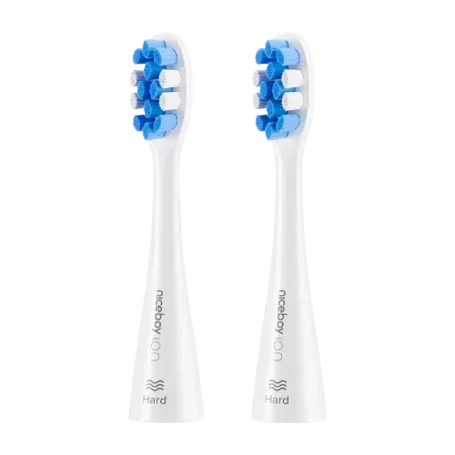 NICEBOY Náhradní hlavice ION Sonic Hard white 2 ks