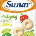 SUNAR dětské křupky jablečné prstýnky 50 g