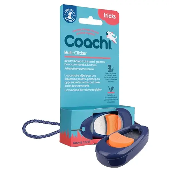 COACHI Multi-Clicker Tréningový clicker modrý 1 ks