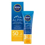 NIVEA Sun Alpin Pleťový krém na opaľovanie OF 50 50 ml