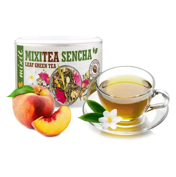 MIXIT Mixitea zelený čaj sencha broskyňa 65 g