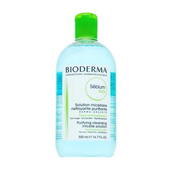 Bioderma Sébium H2O Purifying Cleansing Micelle Solution micelárny roztok pre mastnú pleť 500 ml