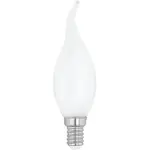 EGLO LED žiarovka E14 CF35, 4 W, 470 lm, 2700 K, opál