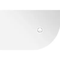 Polysan Flexia sprchová vanička štvrťkruhová 120x80 cm liaty mramor 91281