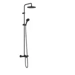 Hansgrohe Vernis Blend sprchový systém na stenu s vaňovým termostatom matná čierna 26899670