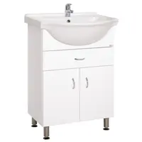 Keramia Pro kúpeľňová skrinka s umývadlom 60x50 cm biela PRO60Z