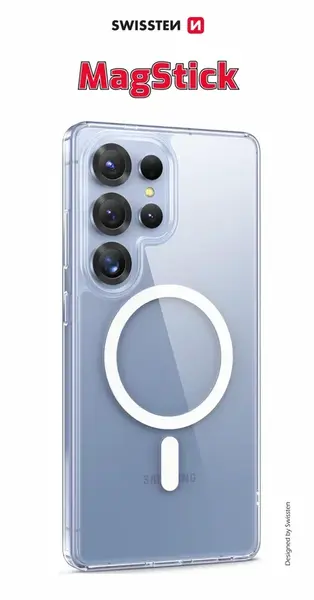 Silikonové pouzdro Swissten Clear Jelly MagStick pro Apple iPhone Air, transparentní