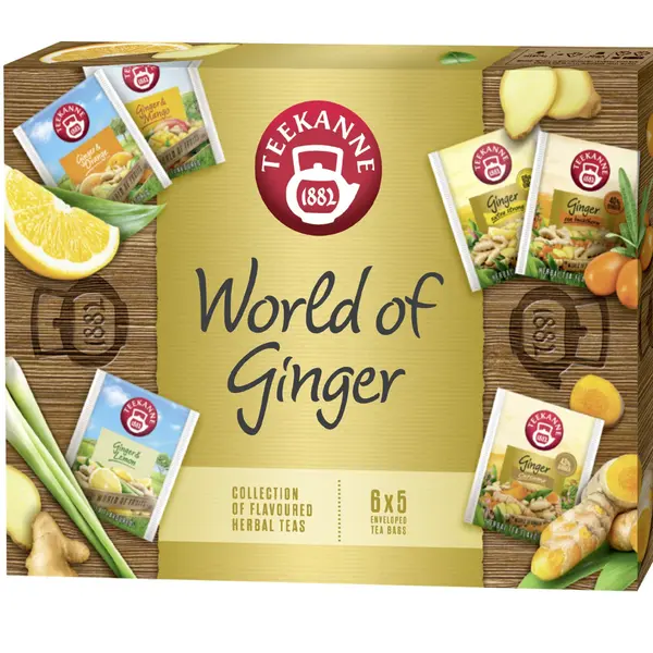 Teekanne World of Ginger collection porcované čaje 6x5 ks