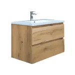 Kúpeľňová skrinka s umývadlom SAT B-Way dub mat BWAY280OAKU