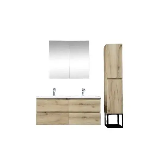 Kúpeľňová skrinka s umývadlom SAT B-Way dub KSETBWAY16