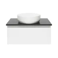 Kúpeľňová skrinka pod umývadlo SAT Evolution 78x30x44,8 cm biela matná SATEVO80WMTK