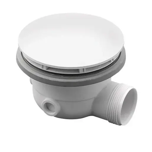 Polysan vaničkový sifón s priemerom otvoru 90 mm DN40 biely 73181