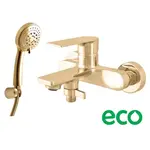Vaňová batéria RAV SLEZÁK Nil so sprchovacím setom 150 mm zlatá NL154.5/1Z