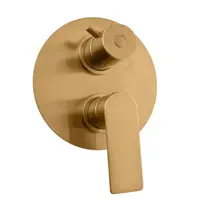 RAV SLEZÁK Nil sprchová a vaňová batéria vrátane podomietkového telesa kartáčovaná zlatá NL187.3ZK