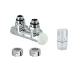 Termostatická sada ISAN rohová stredová pravá biela O39BWCR119 TERMSADA119R