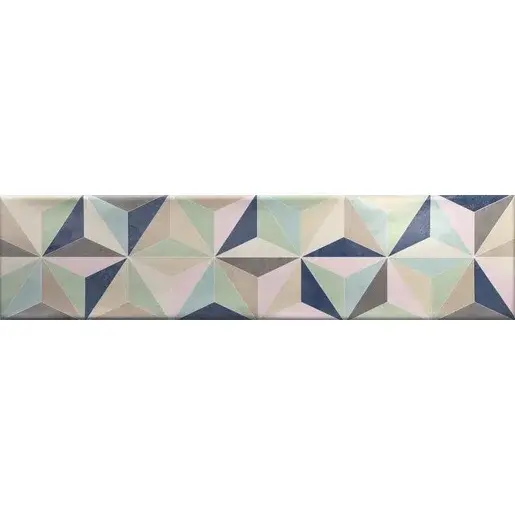 Dekor Ribesalbes Ocean mix farieb Star 7,5x30 cm lesk OCEAN2719