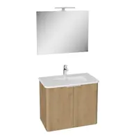 VitrA Mia kúpeľňová zostava s umývadlom 78,5x65x46,5 cm zlatý dub MIASETPR80DB