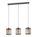 Závesné osvetlenie Eglo DELLOW čierna 43605