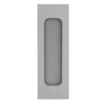 Zapustená mušle Naturel IN.16.228 brúsená štvorcová nehrdzavejúca oceľ