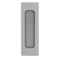 Zapustená mušle Naturel IN.16.228 brúsená štvorcová nehrdzavejúca oceľ