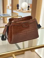 Resti Patent Leather Small Women's Eco-Leather Bag Midnight Fern