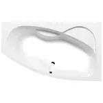 Polysan Mamba asymetrická vaňa 170x100 cm akrylát pravá 77111