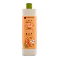 LASAPONARIA Sprchový gel a šampon 2v1 s BIO pomerančem a vit. C pro celou rodinu 500 ml