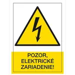 Pozor elektrické zariadenie