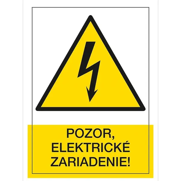 Pozor elektrické zariadenie