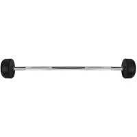 HMS PREMIUM GSG-50 Rovná obouruční činka, stříbrná, velikost 50 KG