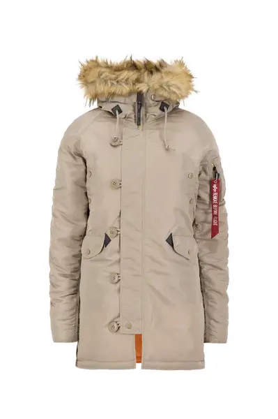 ALPHA INDUSTRIES Zimná bunda  piesková