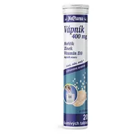 MedPharma Vápník 400 mg Mg + Zn + vit. D tbl. 20