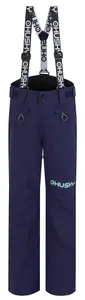 Husky Gunis Kids 164, dark blue Dětské lyžařské kalhoty