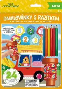 Omalovánky s razítkem CONCORDE - Auta