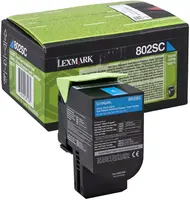 Lexmark 80C2SC0 azurový (cyan) originální toner
