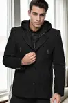 K9532 DEWBERRY MEN'S COAT-BLACK