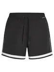 Karl Lagerfeld Plavecké šortky  čierna / biela